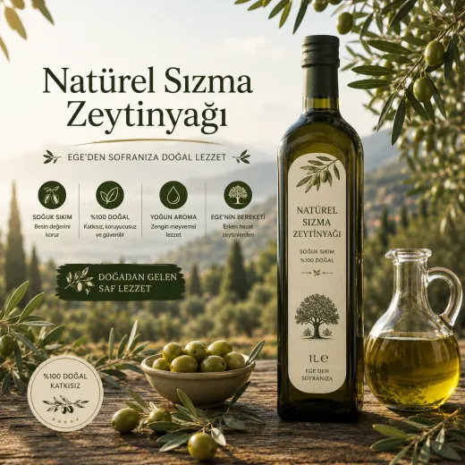 Natürel Sızma Zeytinyağı 1 L