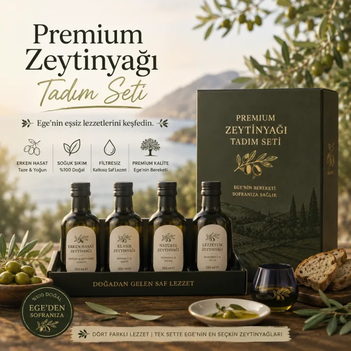 Premium Zeytinyağı Tadım Seti